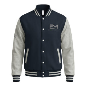 Heavyweight letterman jacket